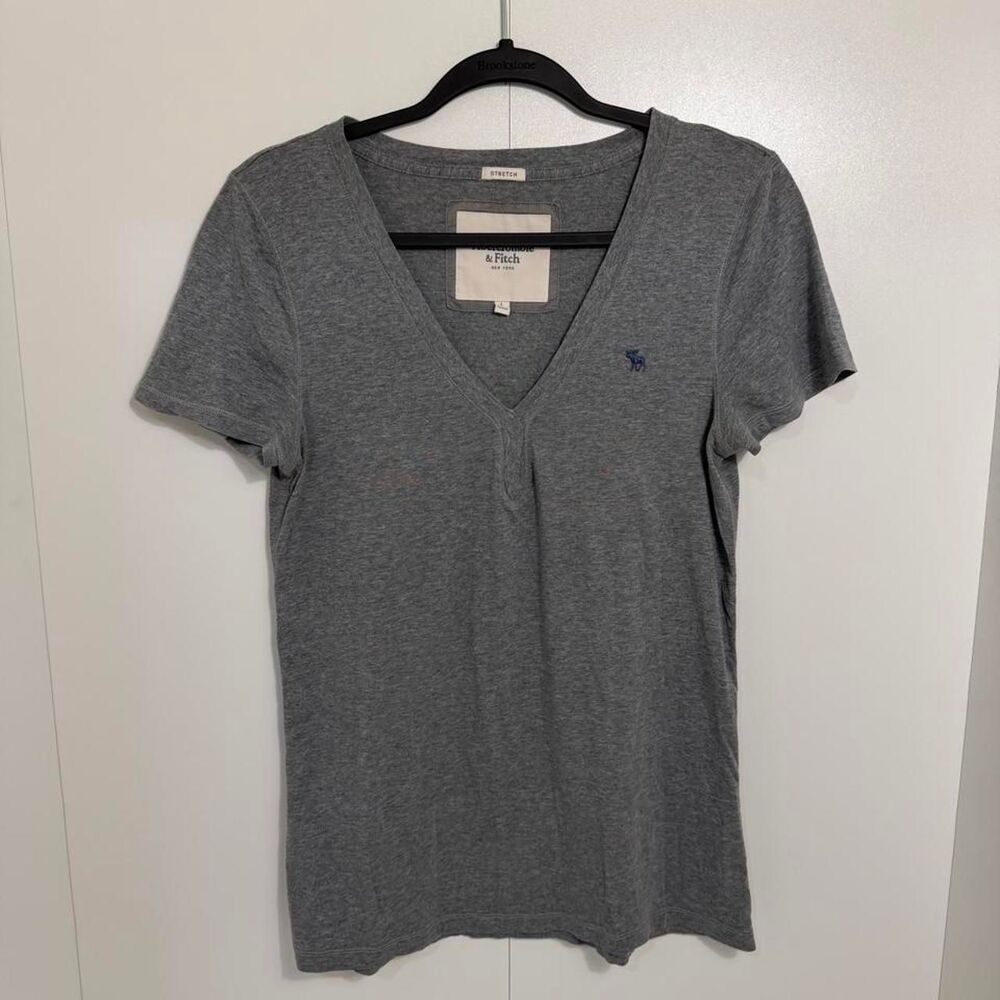 Abercrombie-fitch Women's Grey T-shirt